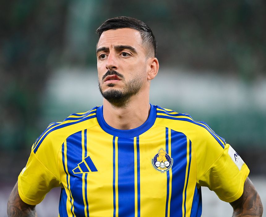 Joselu, avançado espanhol do Al Gharafa, de Pedro Martins, a jogar no Qatar