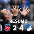 Hoffenheim reforça terceiro lugar com 4-2 ao Heidenheim