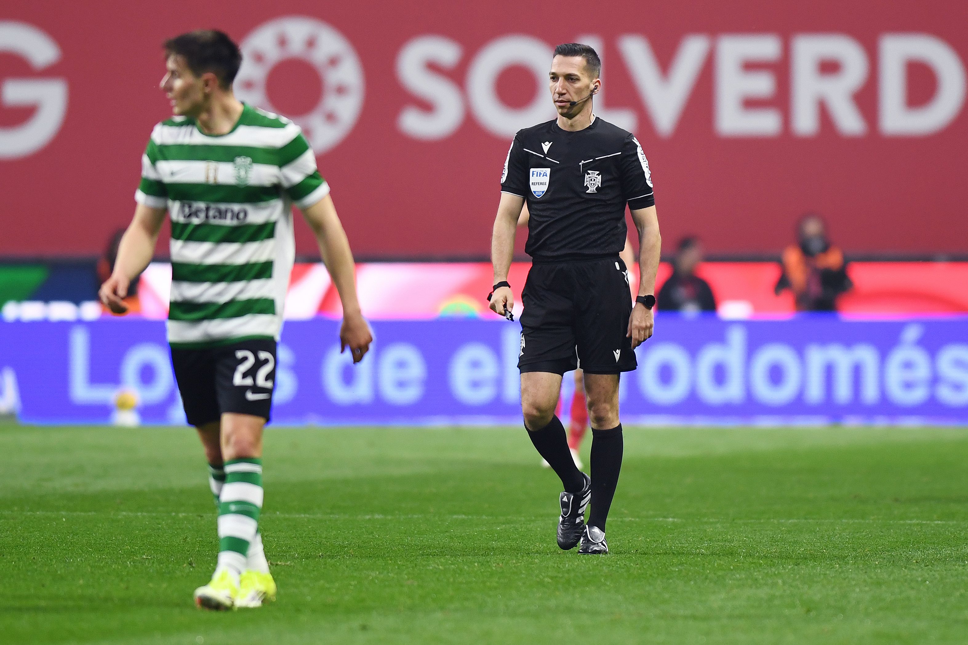 Mihguel Nogueira dirigiu o jogo entre o SC Braga e o Sporting - Foto: Rogério Ferreira/Kapta+