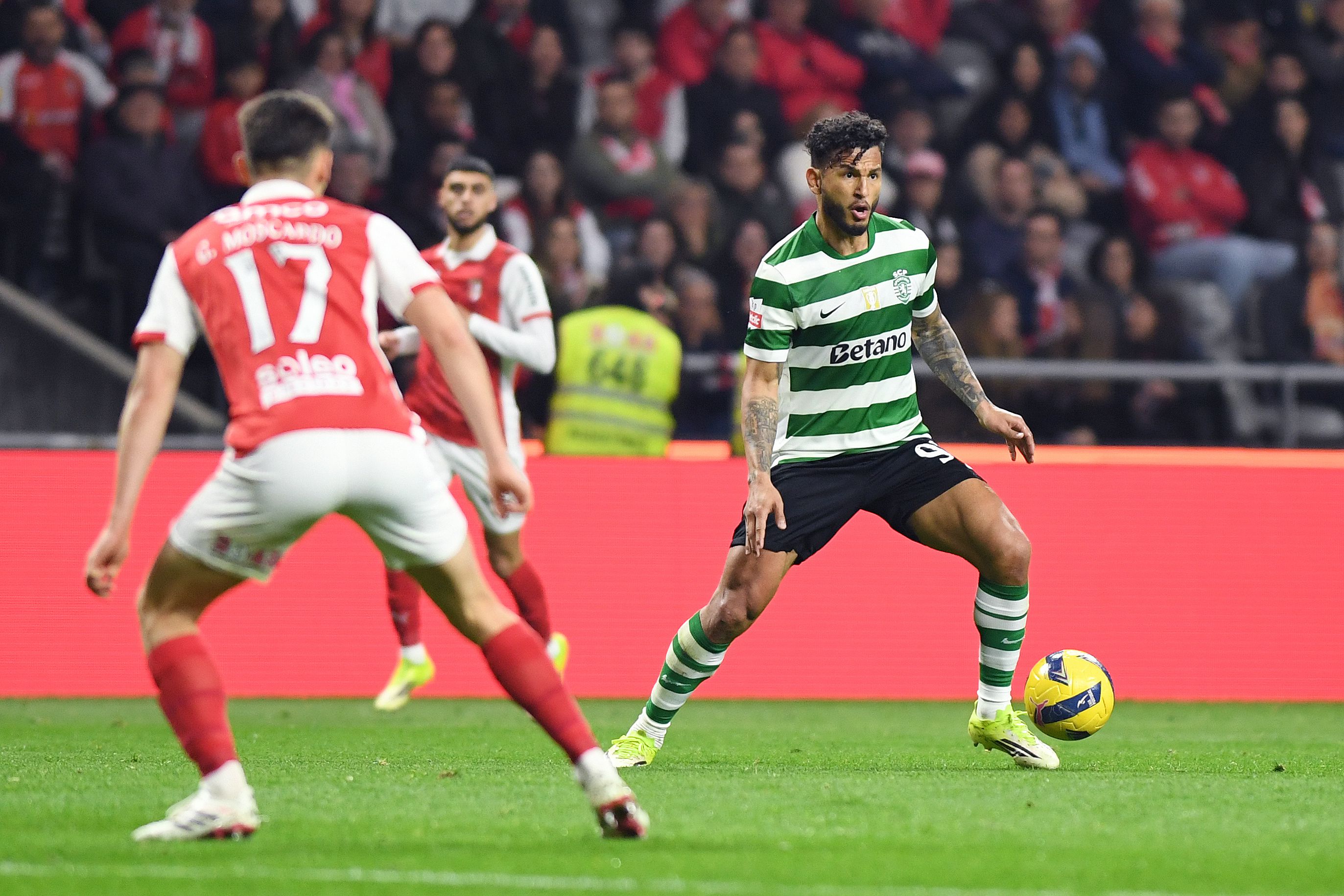 Luis Suárez no jogo entre o SC Braga e o Sporting - Foto: Rogério Ferreira/Kapta+