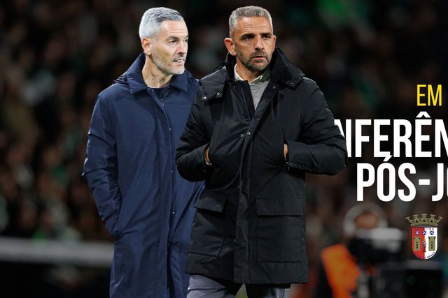 EM DIRETO: Carlos Vicens e Rui Borges analisam o SC Braga-Sporting