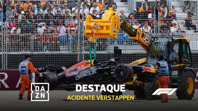 Começo desastroso! Verstappen perde controlo do carro e sai em dificuldades