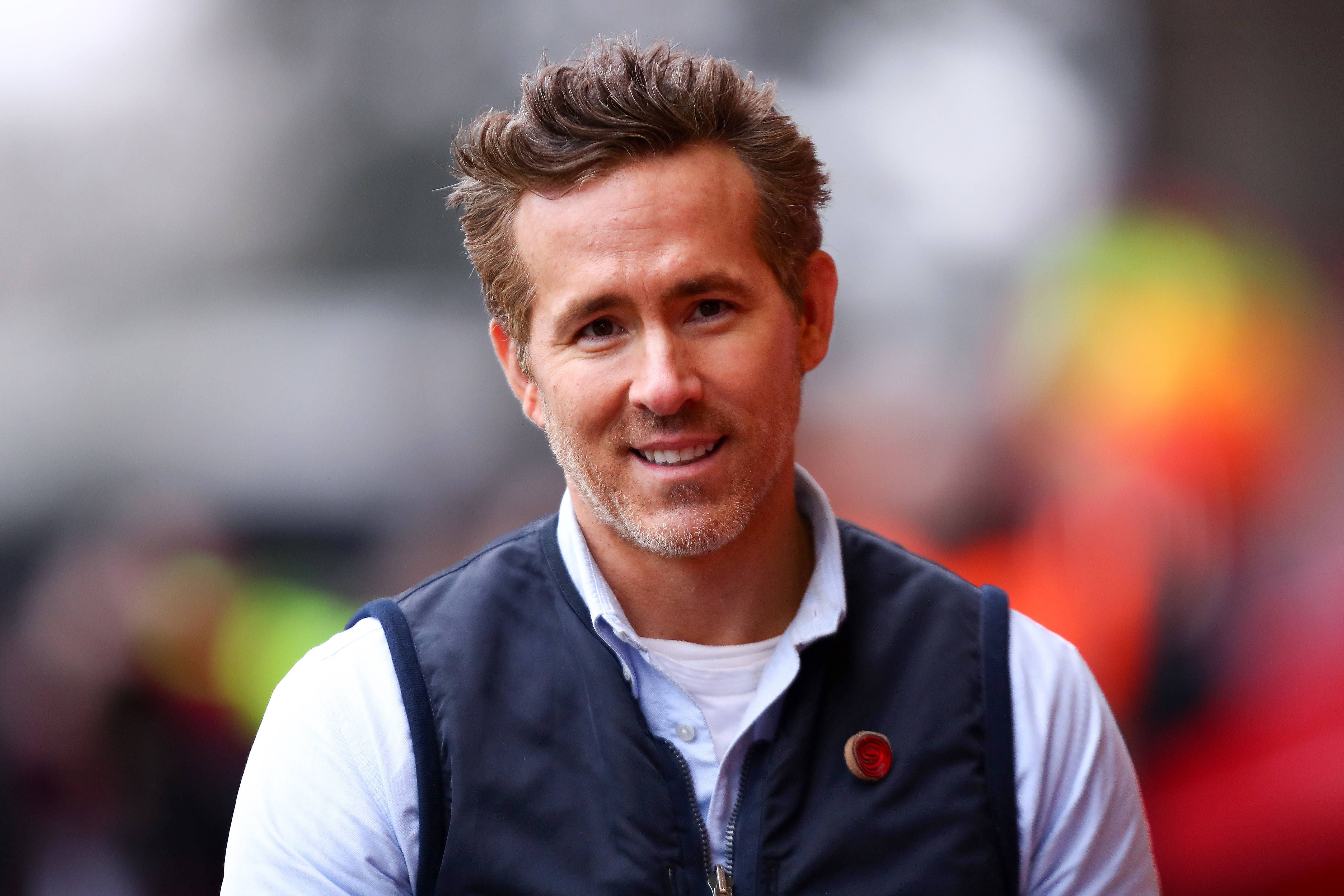 Ryan Reynolds, coproprietário do Wrexham e ator de Hollywood