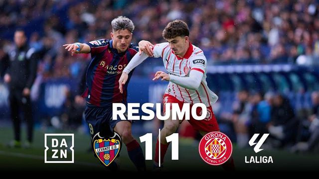 Balde de água fria para Luís Castro: Levante sofre empate na compensação (resumo)