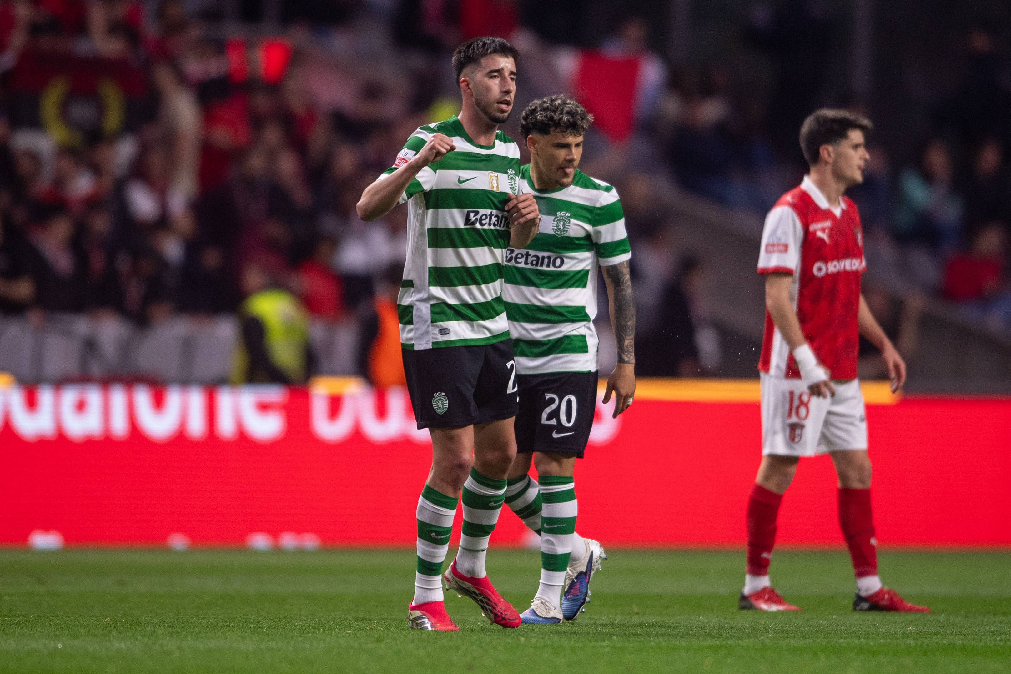 Gonçalo Inácio no jogo frente ao SC Braga - Foto: Rogério Ferreira/Kapta+