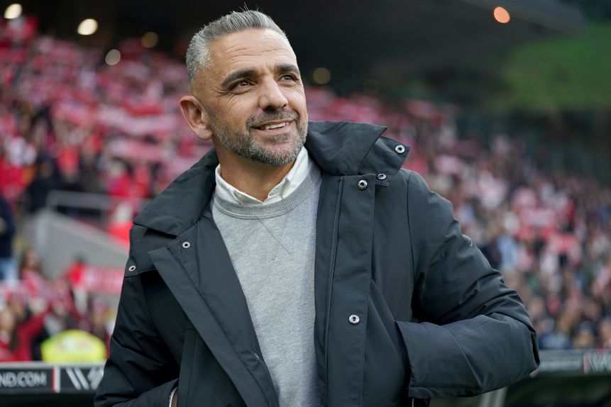 Rui Borges, treinador do Sporting, lamentou a falta de eficácia da sua equipa. Foto: Hugo Delgado/LUSA