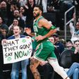 Jayson Tatum voltou a jogar após recuperar de lesão - Foto: Celtics/X
