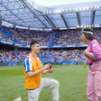 No estádio do Deportivo da Corunha venceu... o amor
