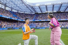 No estádio do Deportivo da Corunha venceu... o amor