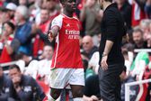 Bukayo Saka e o treinador Mikel Arteta