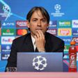 Simone Inzaghi em conferência de imprensa do Bayern-Inter, em Munique
