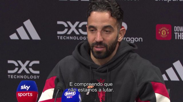 Ruben Amorim responde às críticas de Gary Neville: «Ele é sempre crítico com tudo»