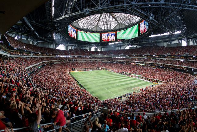 Estádio Mercedes-Benz, em Atlanta (Atlanta United)