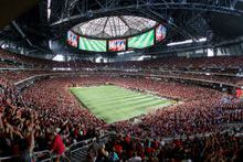 Estádio Mercedes-Benz, em Atlanta (Atlanta United)