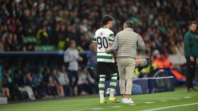 Rafael Nel a receber indicações de Rui Borges - Foto: Miguel Nunes