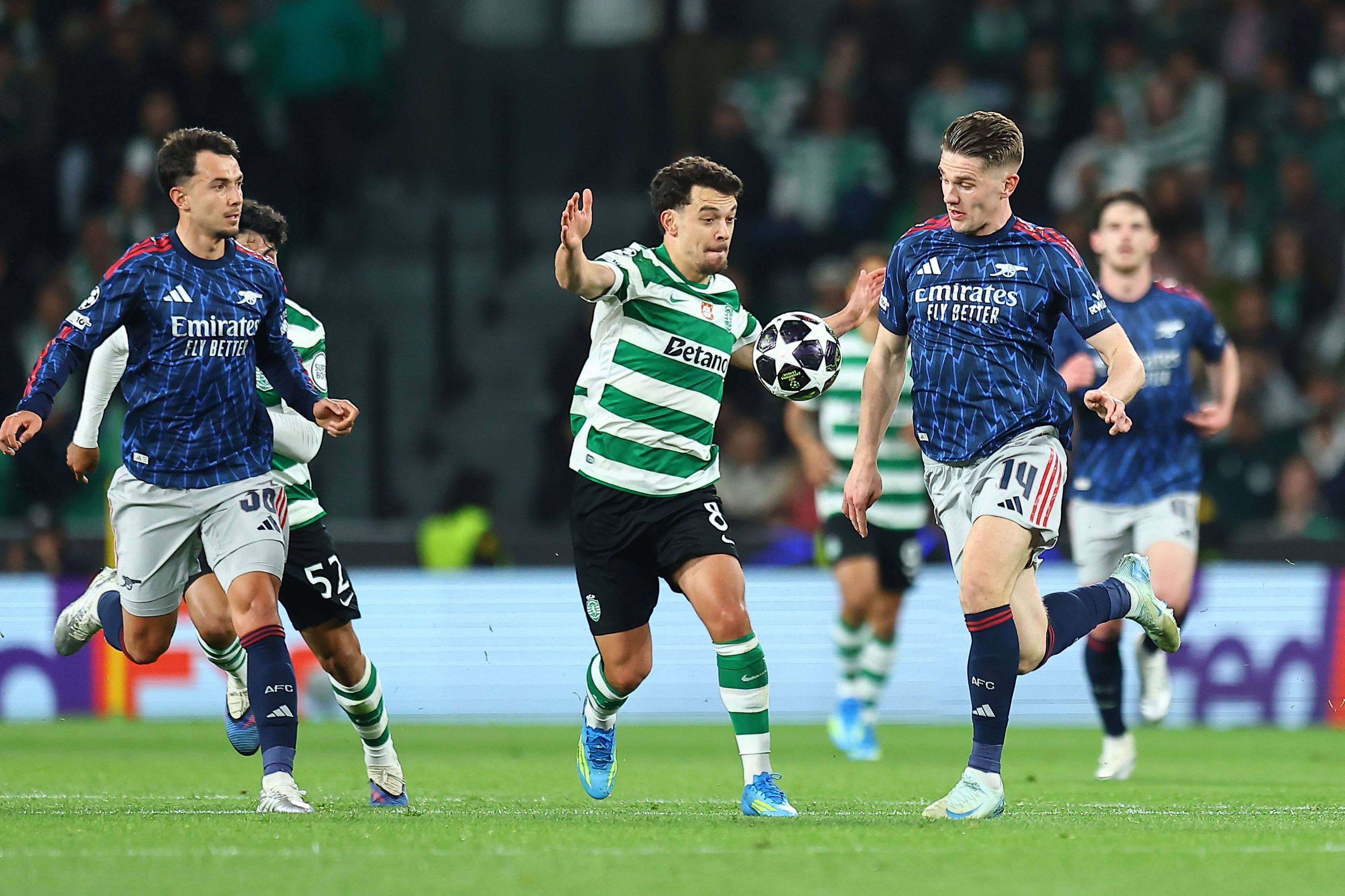 Pedro Gonçalves em duelo com Gyokeres