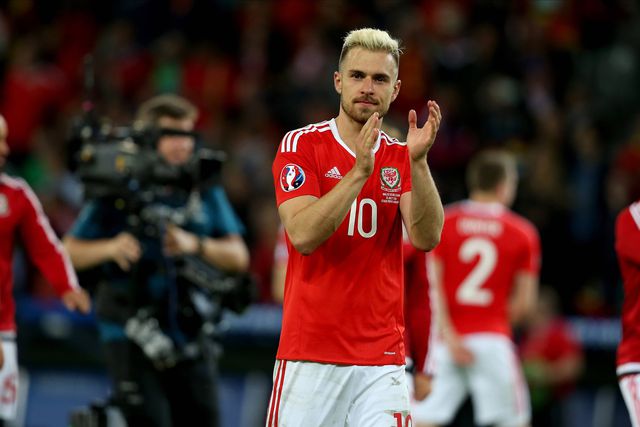 Ramsey com Gales no Euro 2016