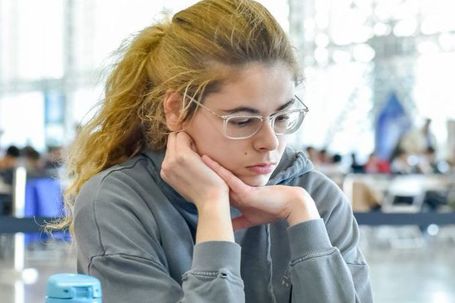 Filipa Pipiras, 20 anos, faz história no xadrez português. Foto WChessWomens