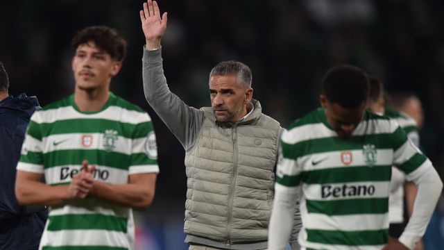 Rui Borges, treinador do Sporting