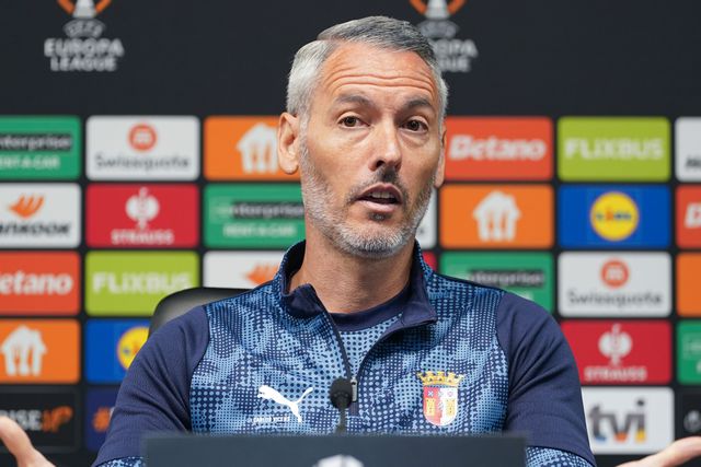 Carlos Vicens, treinador do SC Braga - Foto: Hugo Delgado/LUSA