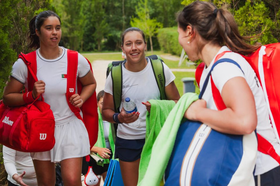 A eliminatória entre Portugal e Alemanha foi suspensa devido à chuva. Foto FPT/Beatriz Ruivo