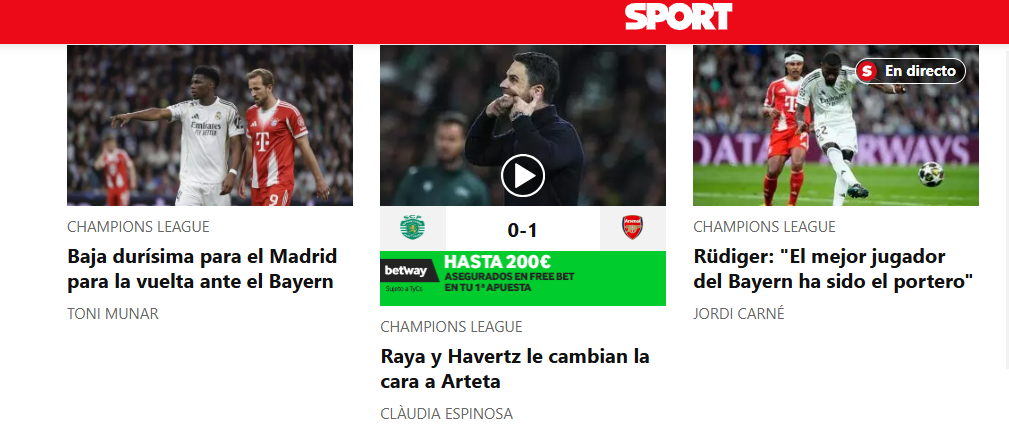 Sport: Raya e Havertz mudam a cara de Arteta