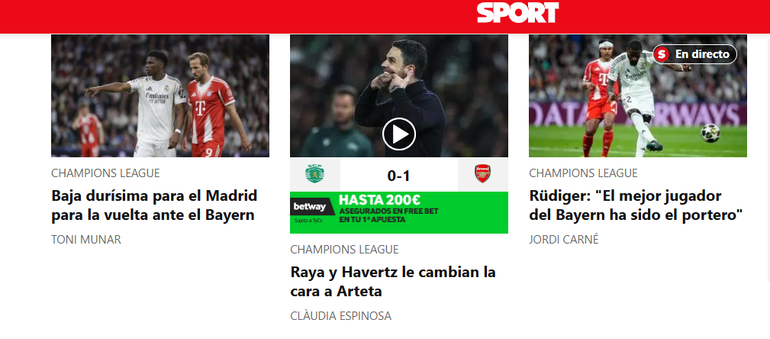 Sport: Raya e Havertz mudam a cara de Arteta