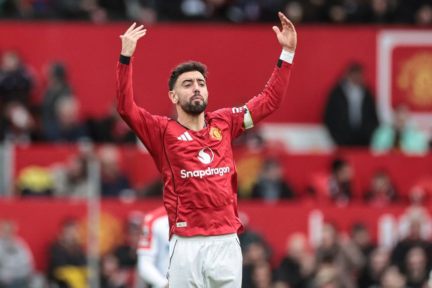 Bruno Fernandes, capitão do Manchester United