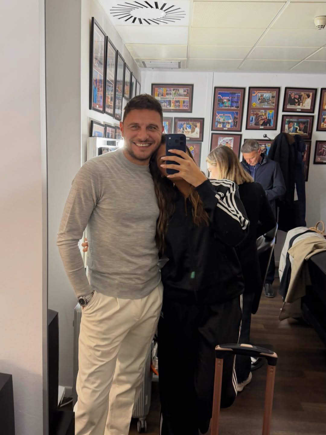 Daniela Sánchez com o pai Joaquín. Foto: Daniela Sánchez/Instagram