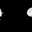 Aproximação da nave Orion à Lua - foto: NASA