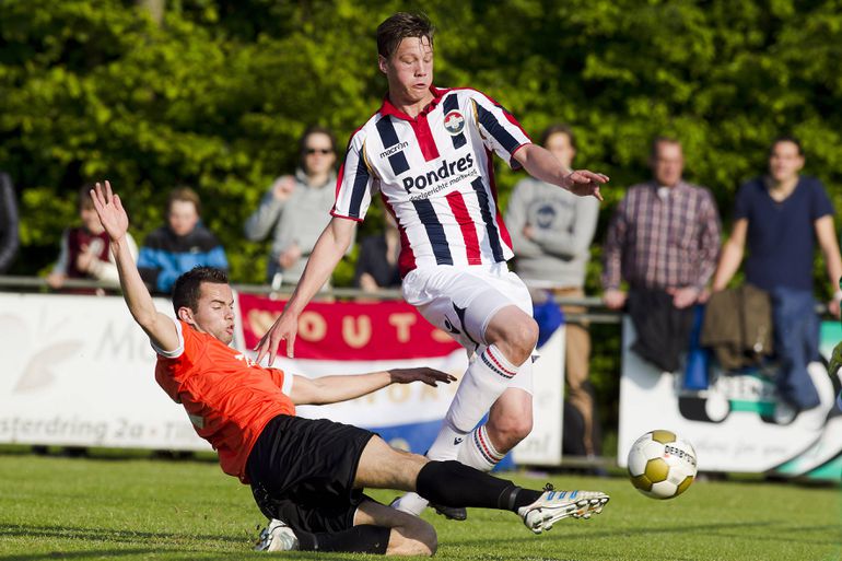 Com 19 anos, no Willem II, jogou na II Liga neerlandesa: 13 jogos, três golos — Foto: IMAGO