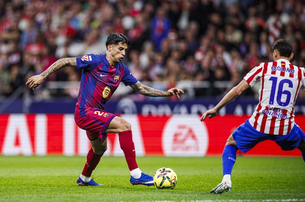 João Cancelo frente ao Atlético Madrid