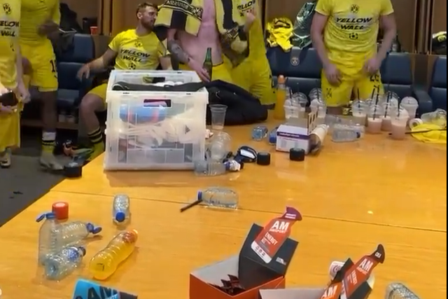 Dortmund festeja a passagem à final da Champions... ao som de Adele