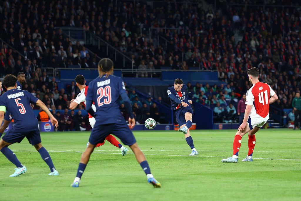 PSG-Arsenal: obra de arte de Fabián Ruiz deixa ingleses em apuros