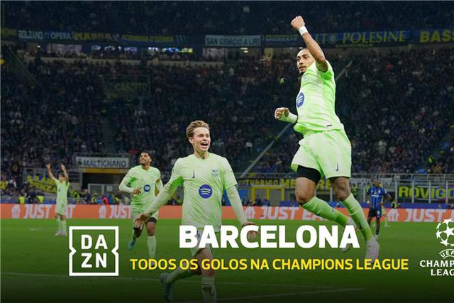 Todos os golos do Barcelona na Champions (9 contra o Benfica!)
