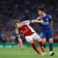 João Neves foi titular no Emirates no Arsenal-PSG