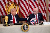 Donald Trump, presidente dos EUA, e Gianni Infantino, presidente da FIFA (IMAGO)