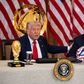 Donald Trump, presidente dos EUA, e Gianni Infantino, presidente da FIFA (IMAGO)