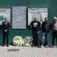 Foi cumprido um minuto de silêncio e depositada uma coroa de flores no memorial, num momento de profundo respeito e saudade - Foto: SPORTING CP