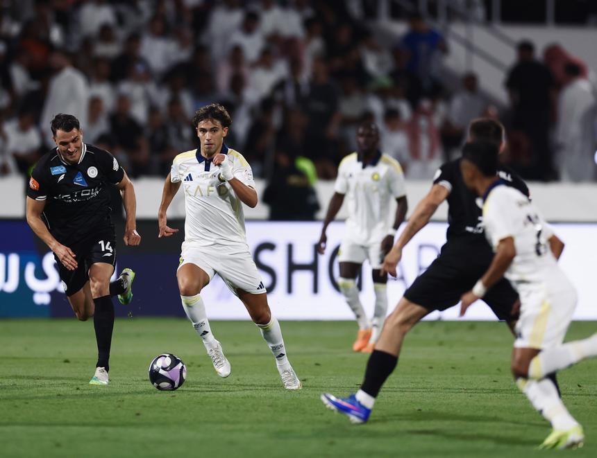 João Félix bisou e alcançou os 25 golos na liga - Foto: Al Nassr