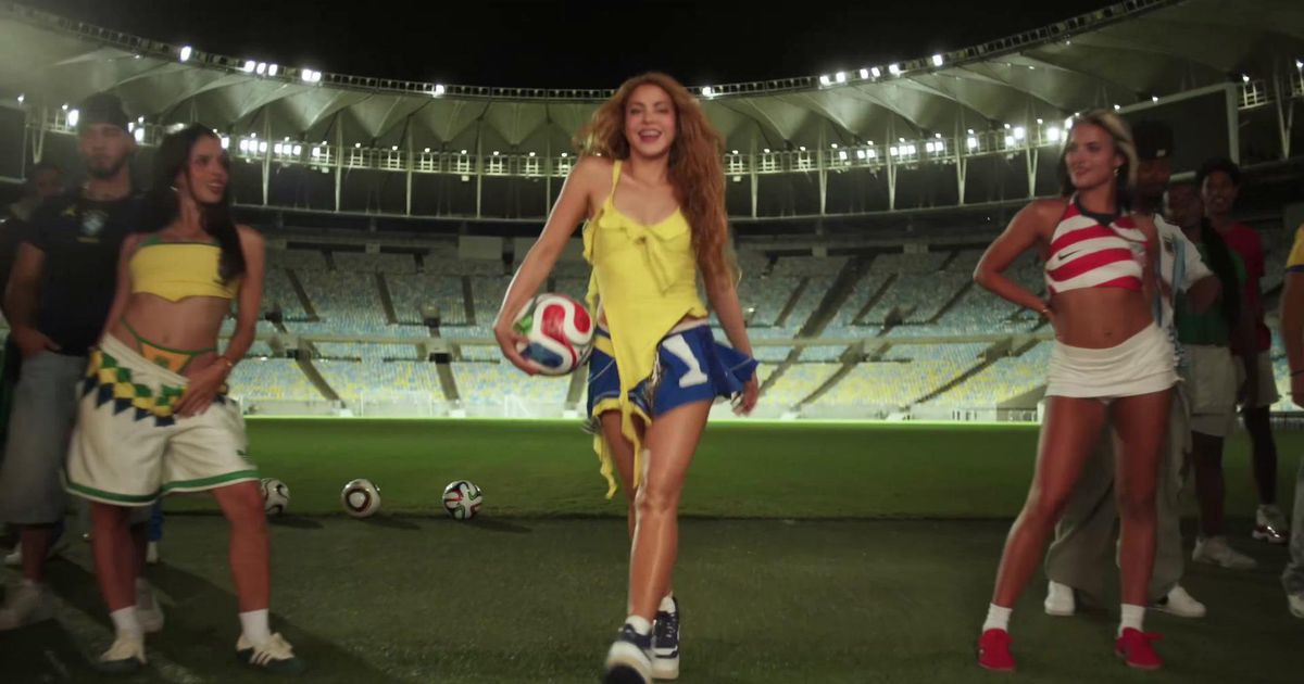 Shakira volta a protagonizar música oficial do Mundial, 16 anos depois
