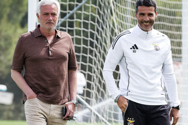 Mourinho e Nélson Veríssimo - SL Benfica