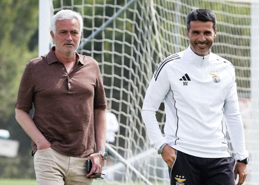 Mourinho e Nélson Veríssimo - SL Benfica