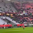 Adeptos do SC Braga já se fazem ouvir a uma hora do jogo em Friburgo