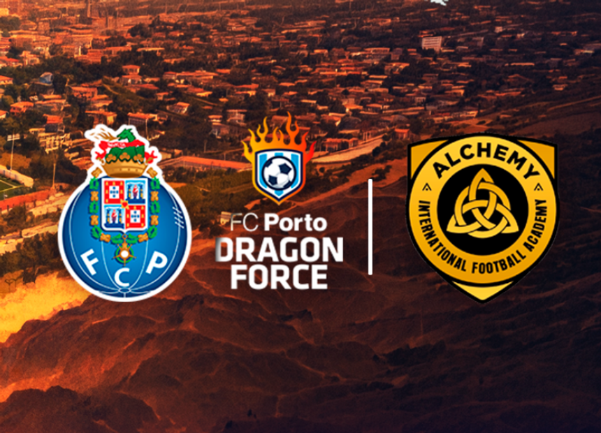 O grafismo que sela a parceria entre as duas entidades - Foto: FC PORTO