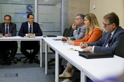 Pedro Proença em reunião com o governo - Foto: FPF