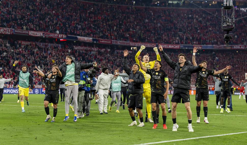 PSG qualificou-se para a final de Budapeste com um empate (1-1) na Allianz Arena