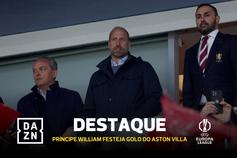 Aston Villa marca o quarto contra Vítor Pereira... e príncipe William rejubila
