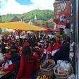 Adeptos do SC Braga fazem a festa em Friburgo