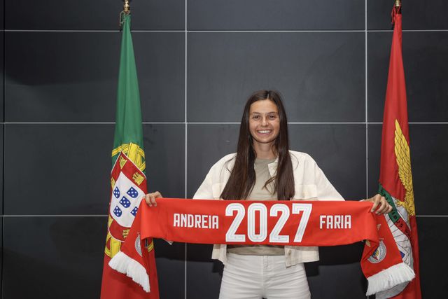 Andreia Faria renova com o Benfica até 2027